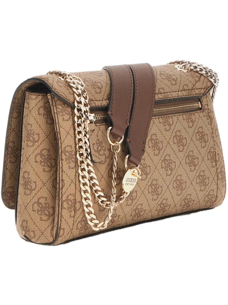 Sac à Bandoulière Femme Guess Marron cappuccino - Kiabi