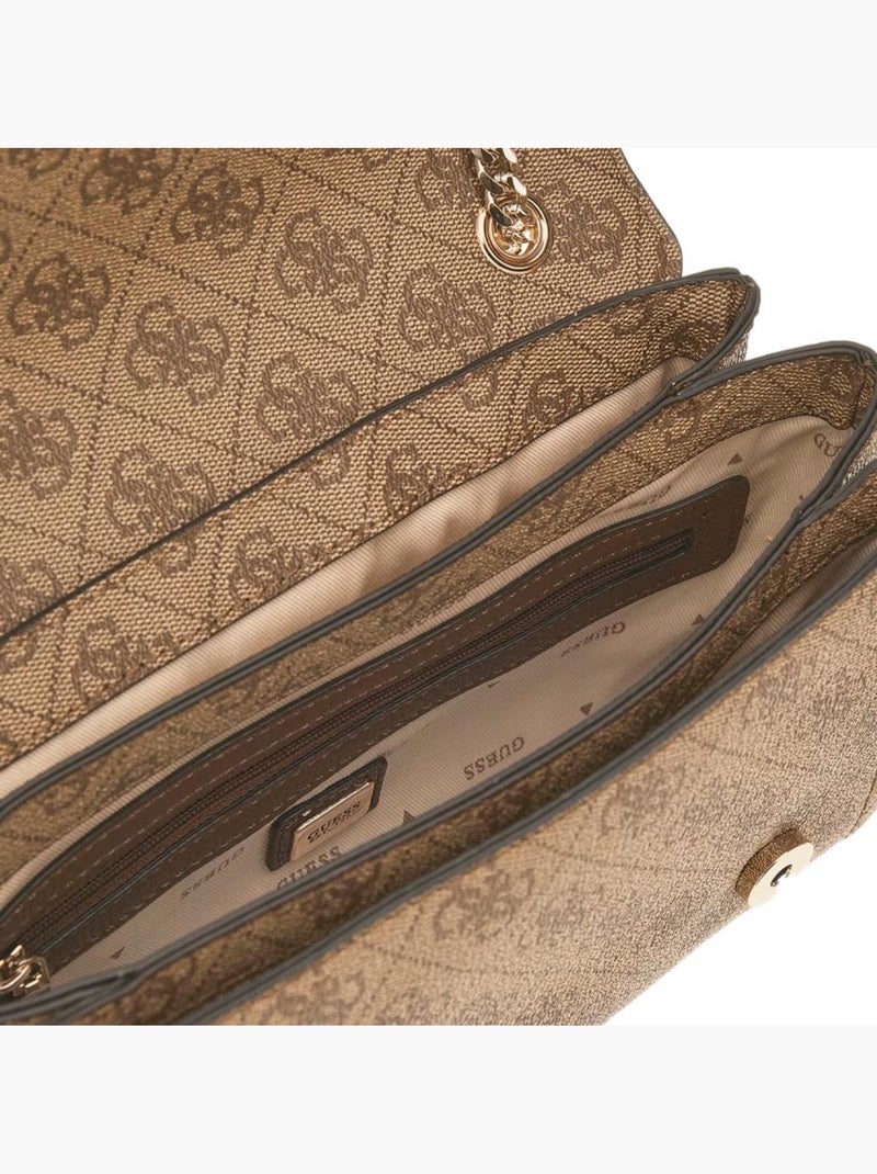 Sac à Bandoulière Femme Guess Marron cappuccino - Kiabi