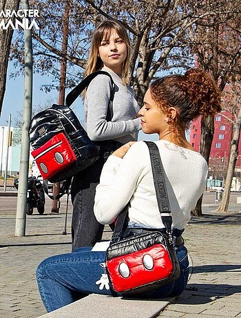 Sac à Bandoulière IBiscuit Pad - Disney Mickey Mouse Air - Noir - Taille Unique