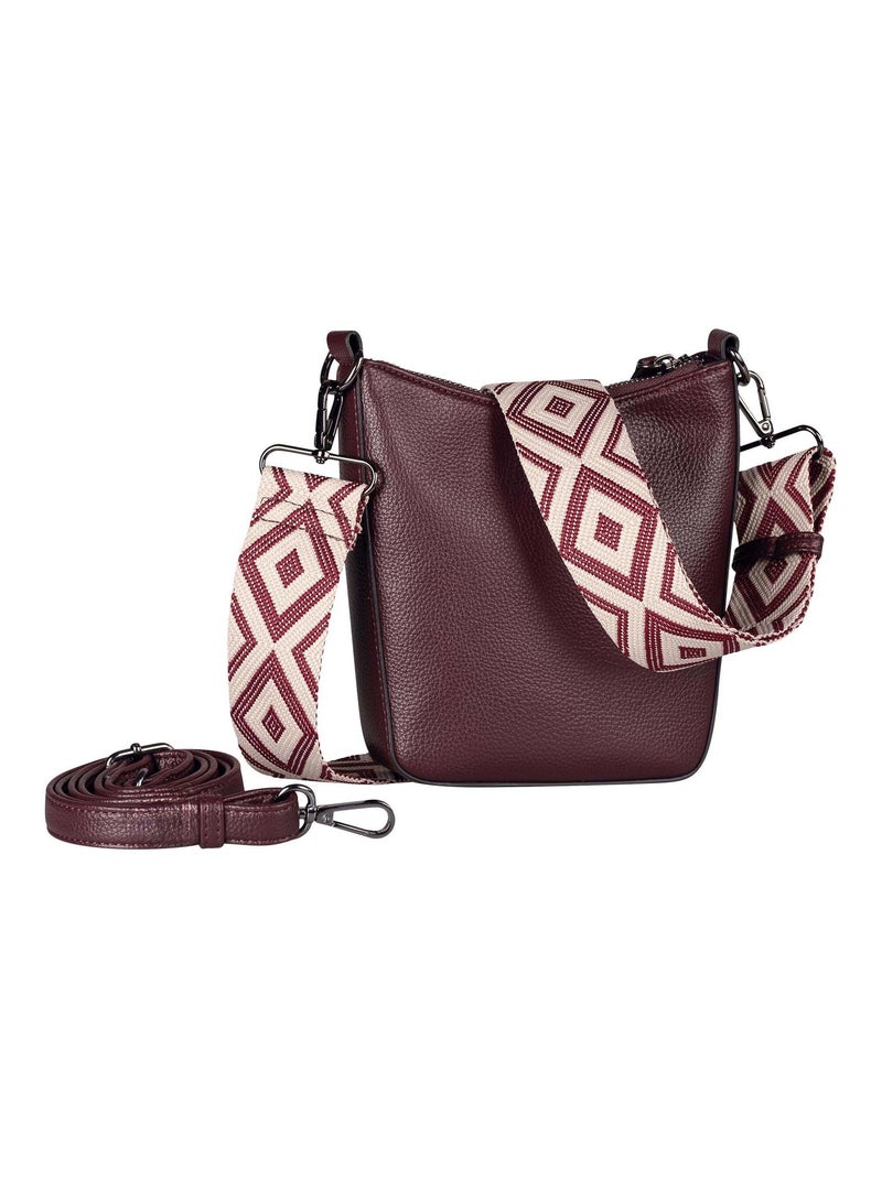 Sac à bandoulière LINDA Mauve - Kiabi