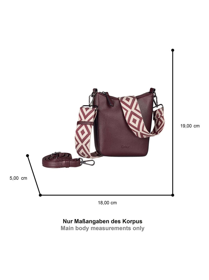 Sac à bandoulière LINDA Mauve - Kiabi