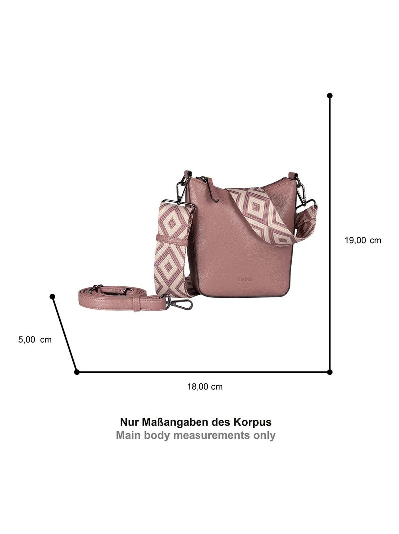 Sac à bandoulière LINDA Mauve - Kiabi