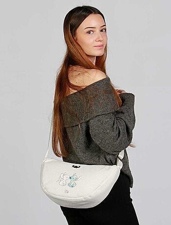 Sac à bandoulière Oval Roy - Disney Lilo et Stitch Tender - Écru - Taille Unique