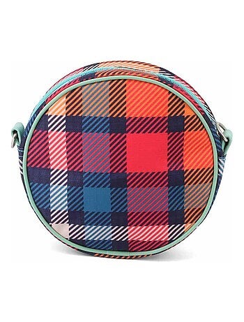 Sac à Bandoulière Rond - Krazymals Pug - Brun - Taille Unique