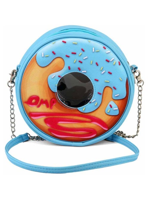 Sac à Bandoulière Rond - Oh My Pop! Bluenut - Bleu - Taille Unique - Kiabi