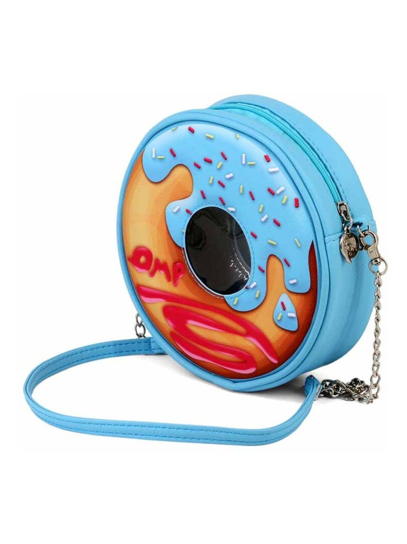 Sac à Bandoulière Rond - Oh My Pop! Bluenut - Bleu - Taille Unique Bleu - Kiabi