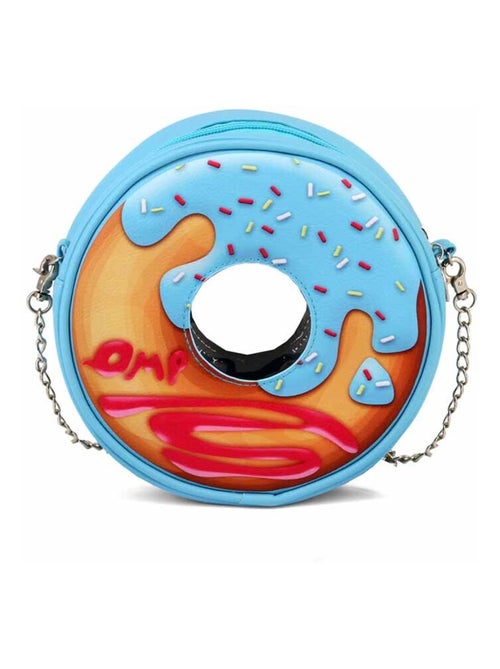 Sac à Bandoulière Rond - Oh My Pop! Bluenut - Bleu - Taille Unique - Kiabi