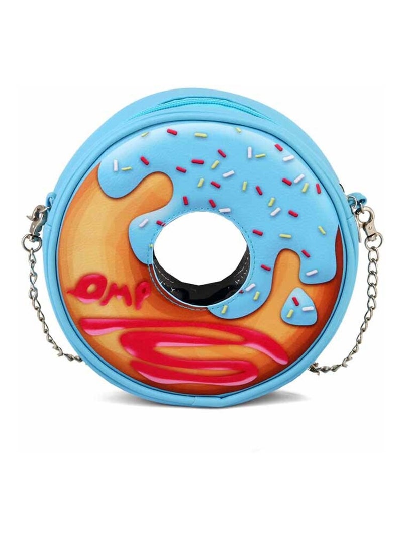 Sac à Bandoulière Rond - Oh My Pop! Bluenut - Bleu - Taille Unique Bleu - Kiabi