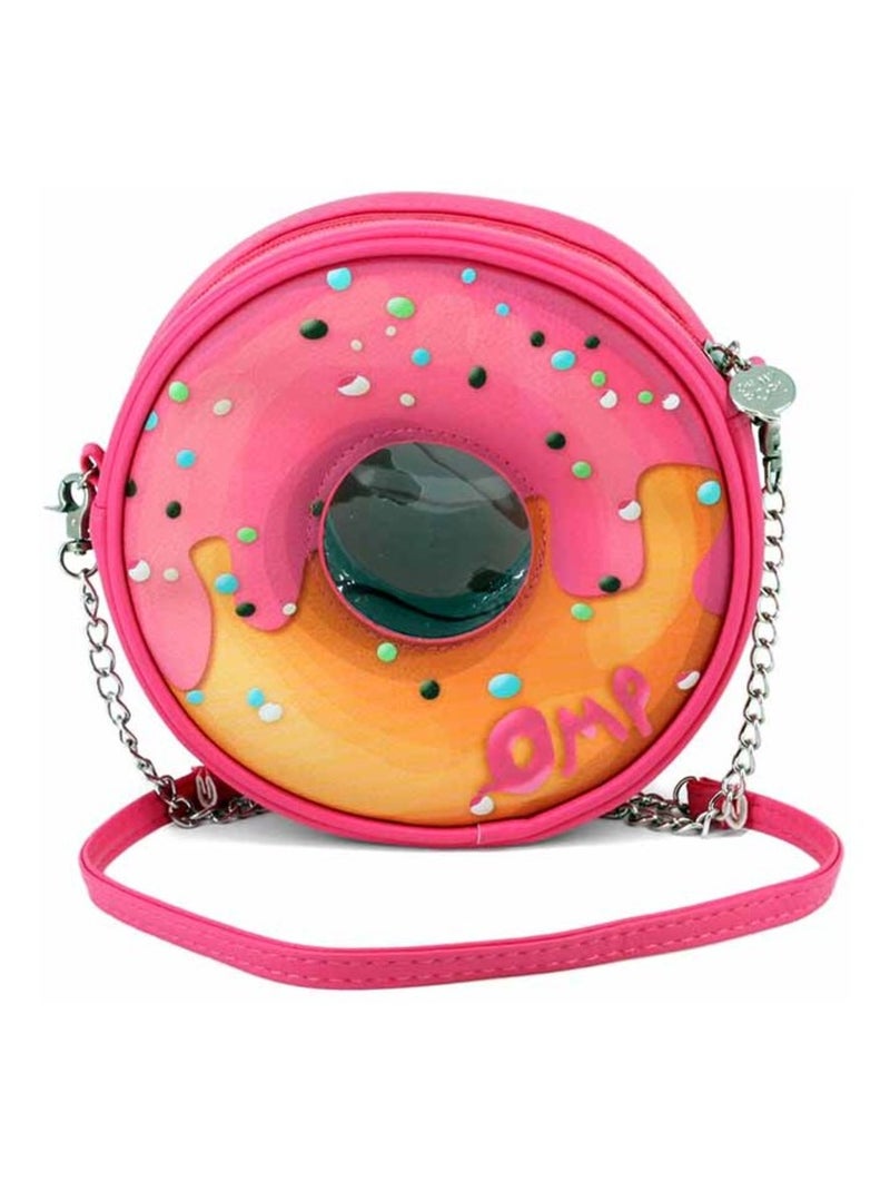 Sac à Bandoulière Rond - Oh My Pop! Pinknut - Rose - Taille Unique Rose - Kiabi