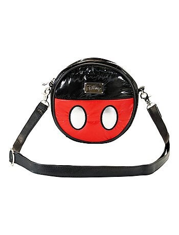 Sac à Bandoulière Rond Padding - Disney Mickey Mouse Air - Noir - Taille Unique
