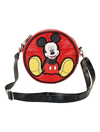 Sac à Bandoulière Rond Padding - Disney Mickey Mouse Shoes - Rouge - Taille Unique