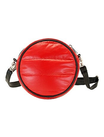 Sac à Bandoulière Rond Padding - Disney Mickey Mouse Shoes - Rouge - Taille Unique