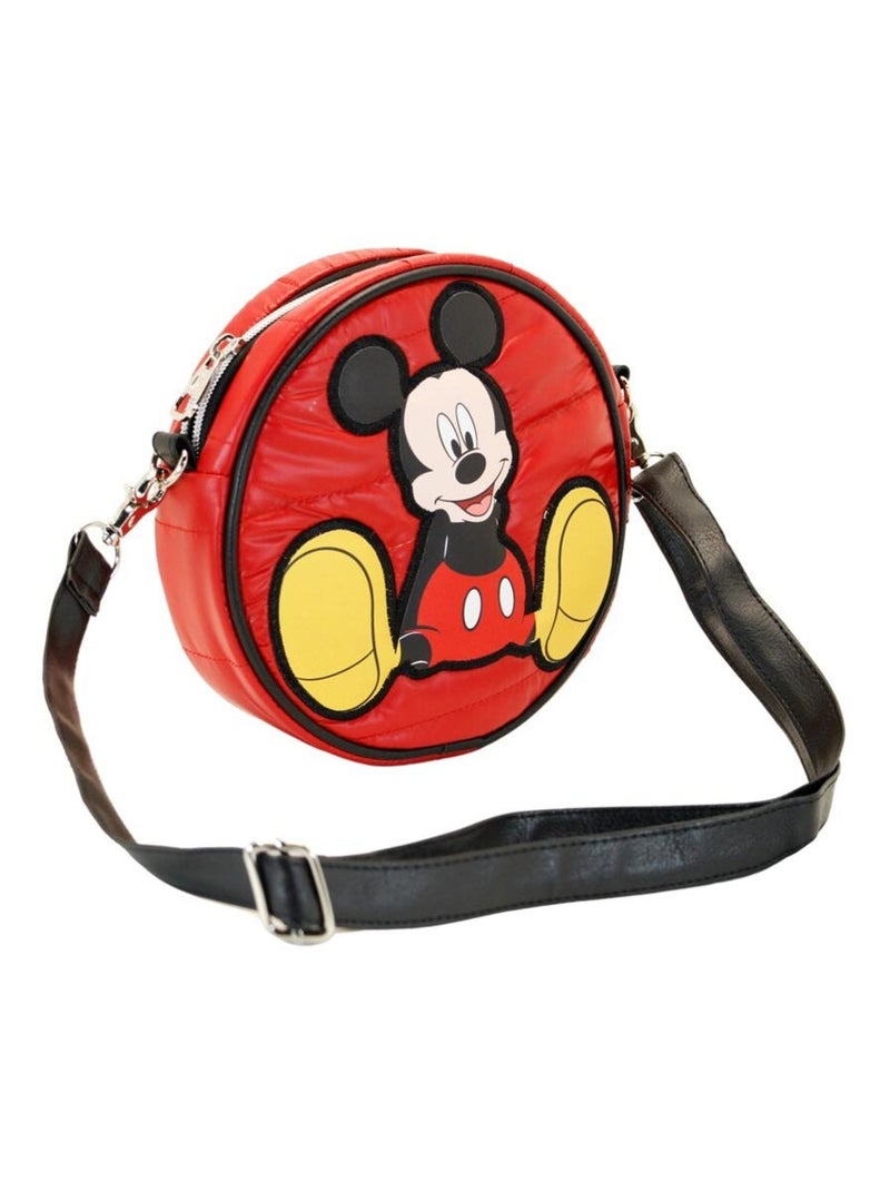 Sac à Bandoulière Rond Padding - Disney Mickey Mouse Shoes - Rouge - Taille Unique Rouge - Kiabi
