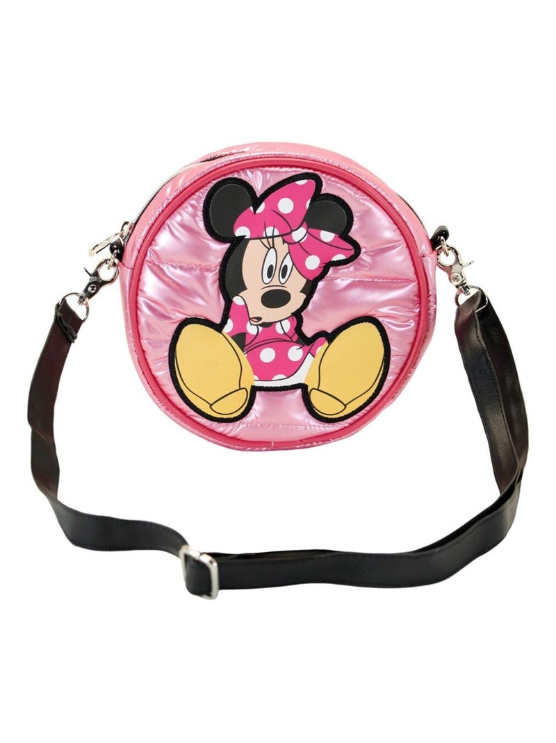 Sac à Bandoulière Rond Padding - Disney Minnie Mouse Shoes - Rose - Taille Unique Rose - Kiabi