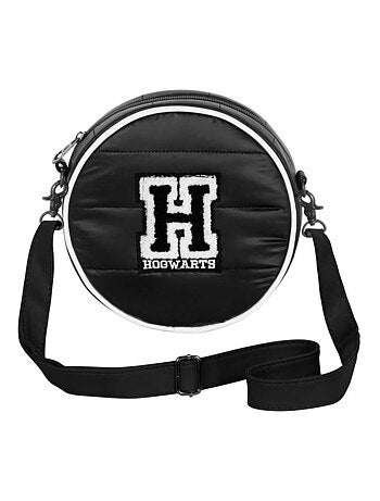 Sac à Bandoulière Rond Padding - Harry Potter H - Noir - Taille Unique