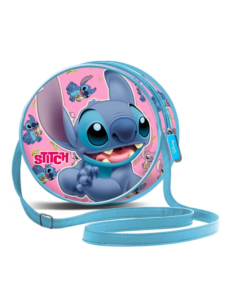 Sac à Bandoulière Ronde - Disney Lilo et Stitch Surprise - Bleu - Taille Unique Bleu - Kiabi