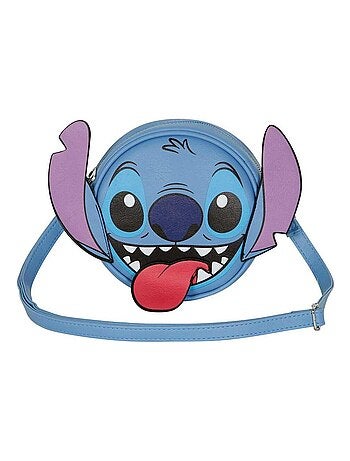 Sac à Bandoulière Ronde - Disney Lilo et Stitch Tongue - Bleu - Taille Unique