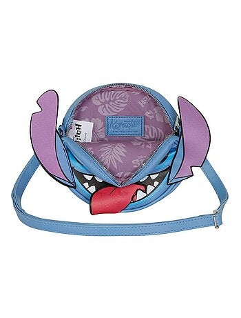 Sac à Bandoulière Ronde - Disney Lilo et Stitch Tongue - Bleu - Taille Unique