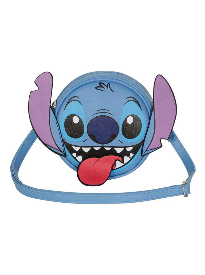 Sac à Bandoulière Ronde - Disney Lilo et Stitch Tongue - Bleu - Taille Unique Bleu - Kiabi