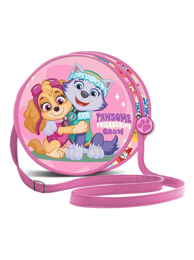 Sac à Bandoulière Ronde - La Pat' Patrouille Friendship - Rose - Taille Unique Rose - Kiabi