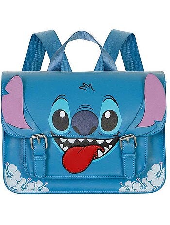 Sac à Bandoulière-Sac à dos Sa - Disney Lilo et Stitch Tongue - Bleu - Taille Unique