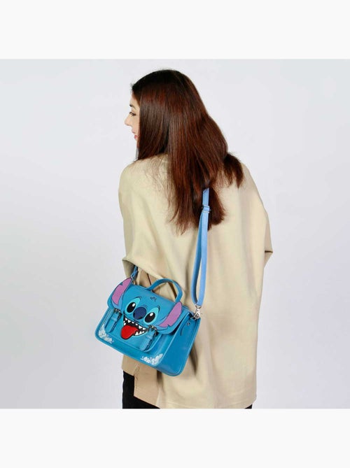 Sac à Bandoulière-Sac à dos Sa - Disney Lilo et Stitch Tongue - Bleu - Taille Unique - Kiabi