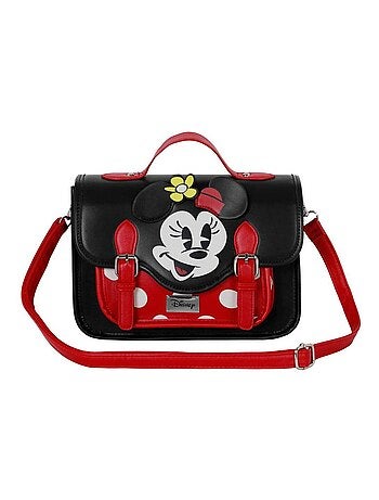 Sac à Bandoulière-Sac à dos Sa - Disney Minnie Mouse Face - Multicolore - Taille Unique