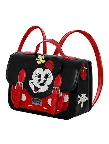Sac à Bandoulière-Sac à dos Sa - Disney Minnie Mouse Face - Multicolore - Taille Unique