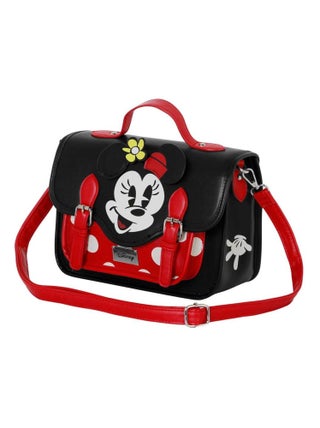 Sac à Bandoulière-Sac à dos Sa - Disney Minnie Mouse Face - Multicolore - Taille Unique