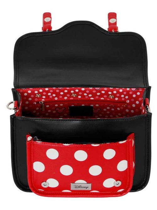 Sac à Bandoulière-Sac à dos Sa - Disney Minnie Mouse Face - Multicolore - Taille Unique - Kiabi