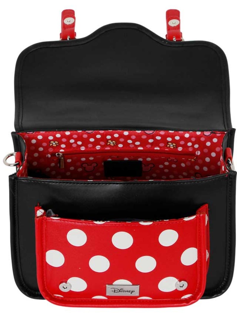 Sac à Bandoulière-Sac à dos Sa - Disney Minnie Mouse Face - Multicolore - Taille Unique Multicolore - Kiabi