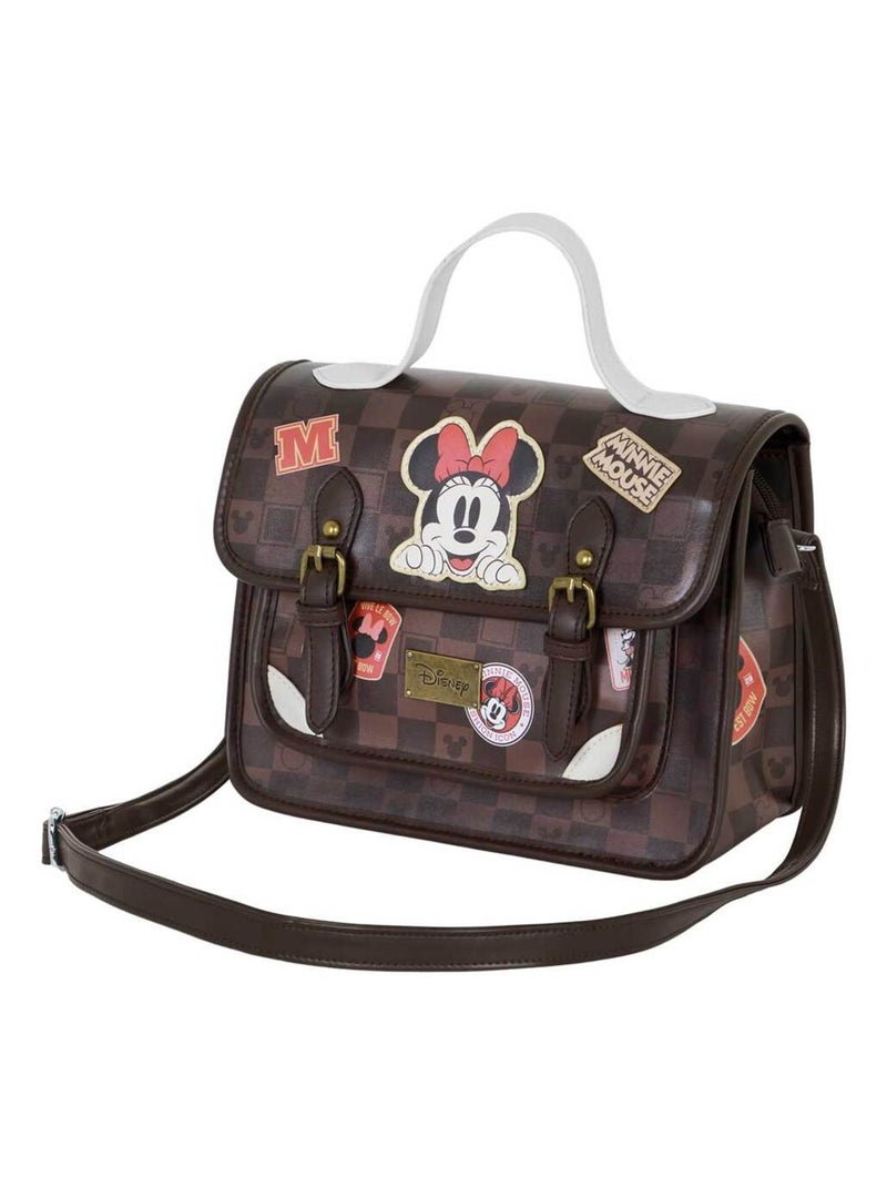 Sac à Bandoulière-Sac à dos Sa - Disney Minnie Mouse Journey - Brun - Taille Unique Marron - Kiabi