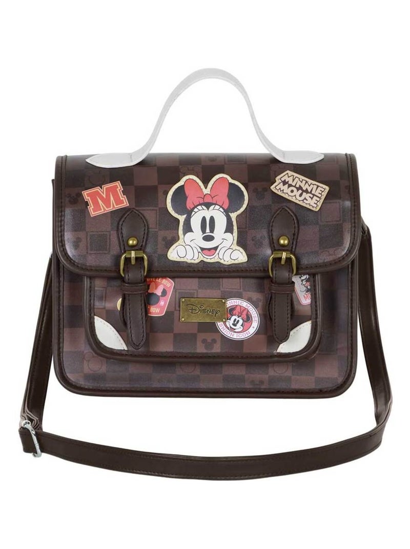 Sac à Bandoulière-Sac à dos Sa - Disney Minnie Mouse Journey - Brun - Taille Unique Marron - Kiabi