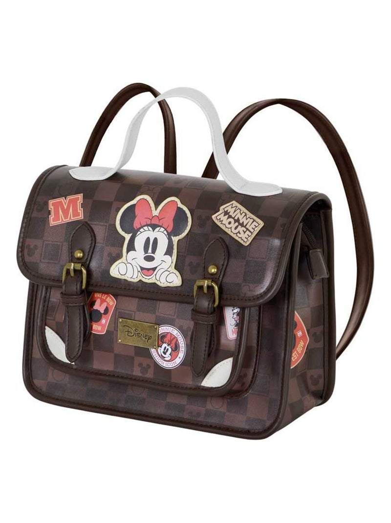 Sac à Bandoulière-Sac à dos Sa - Disney Minnie Mouse Journey - Brun - Taille Unique Marron - Kiabi