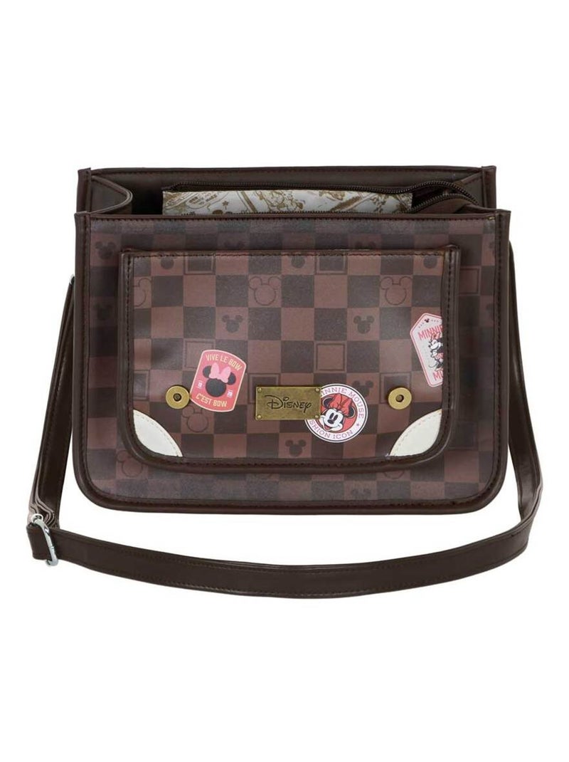 Sac à Bandoulière-Sac à dos Sa - Disney Minnie Mouse Journey - Brun - Taille Unique Marron - Kiabi