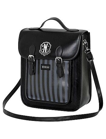 Sac à bandoulière-Sac à dos We - Mercredi Original - Noir - Taille Unique