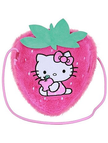Sac à Bandoulière Soft - Hello Kitty Strawberry - Rose - Taille Unique