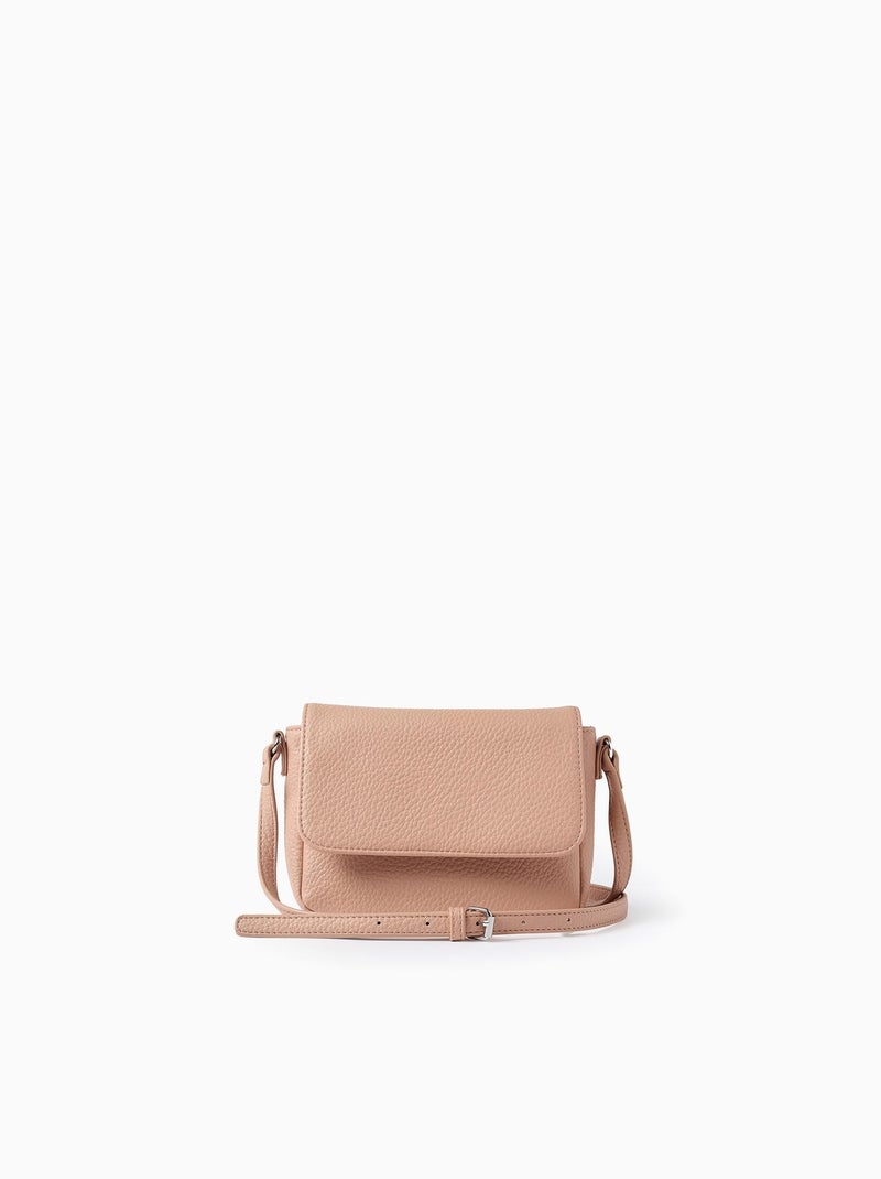 Sac à Bandoulière Texturé Rose clair - Kiabi