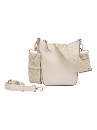 Sac à bandoulière XS off white LINDA