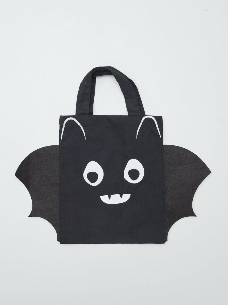 Sac à bonbon 'chauve-souris' - Halloween Noir - Kiabi