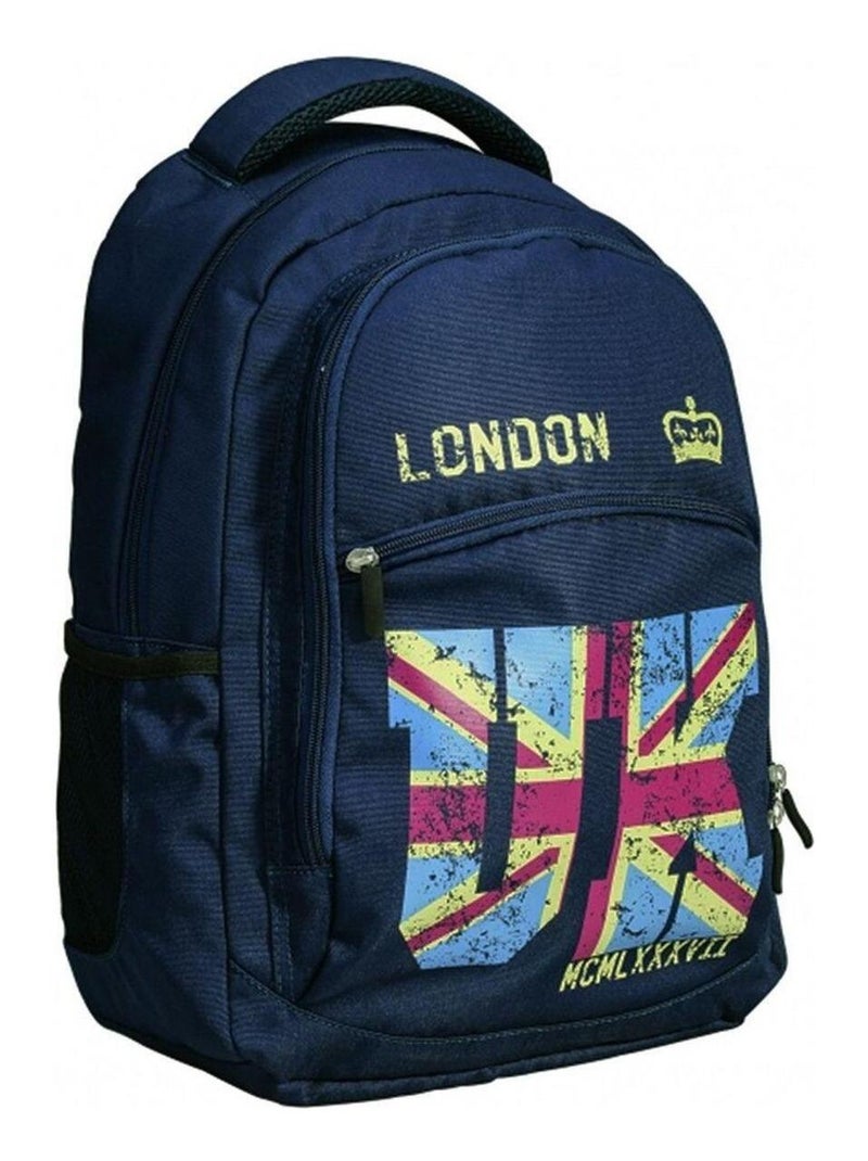 Sac à bretelles London 43 cm Bleu - Kiabi