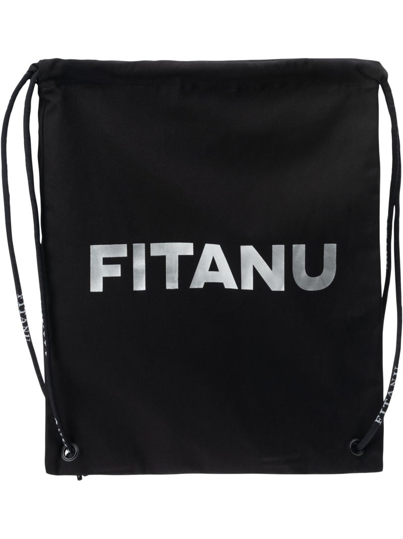 Sac à cordon motif/style logo stepstow - fitanu Noir Argenté - Kiabi