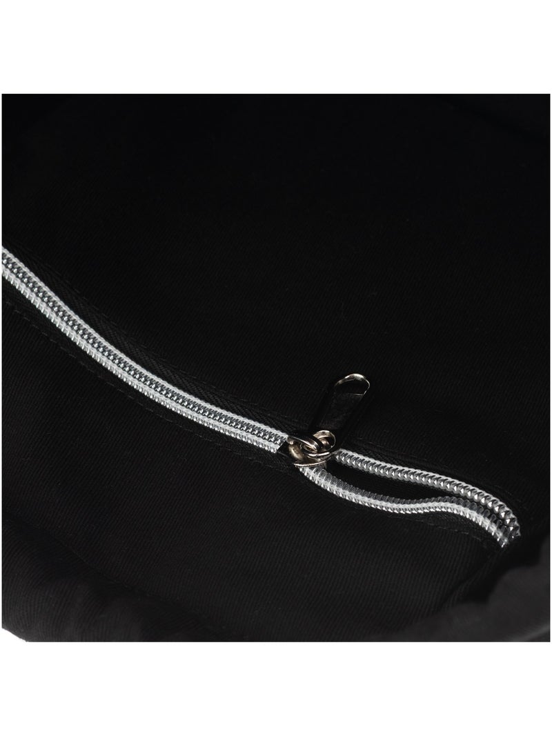 Sac à cordon motif/style logo stepstow - fitanu Noir Argenté - Kiabi