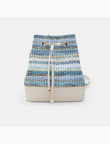 Sac à coulisse en raphia Bata