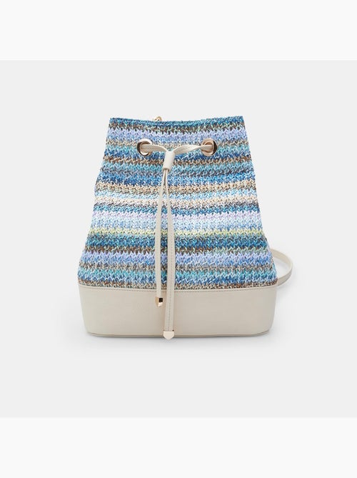 Sac à coulisse en raphia Bata - Kiabi