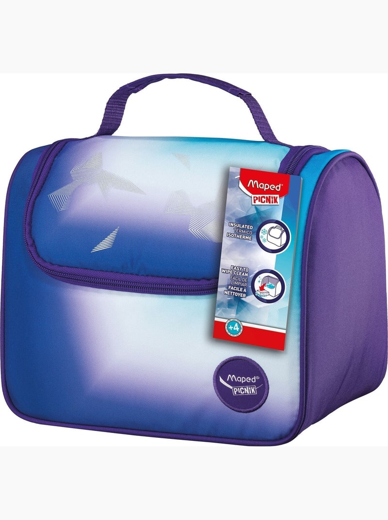 Sac à déjeuner avec bandoulière Arctic Bleu - Kiabi
