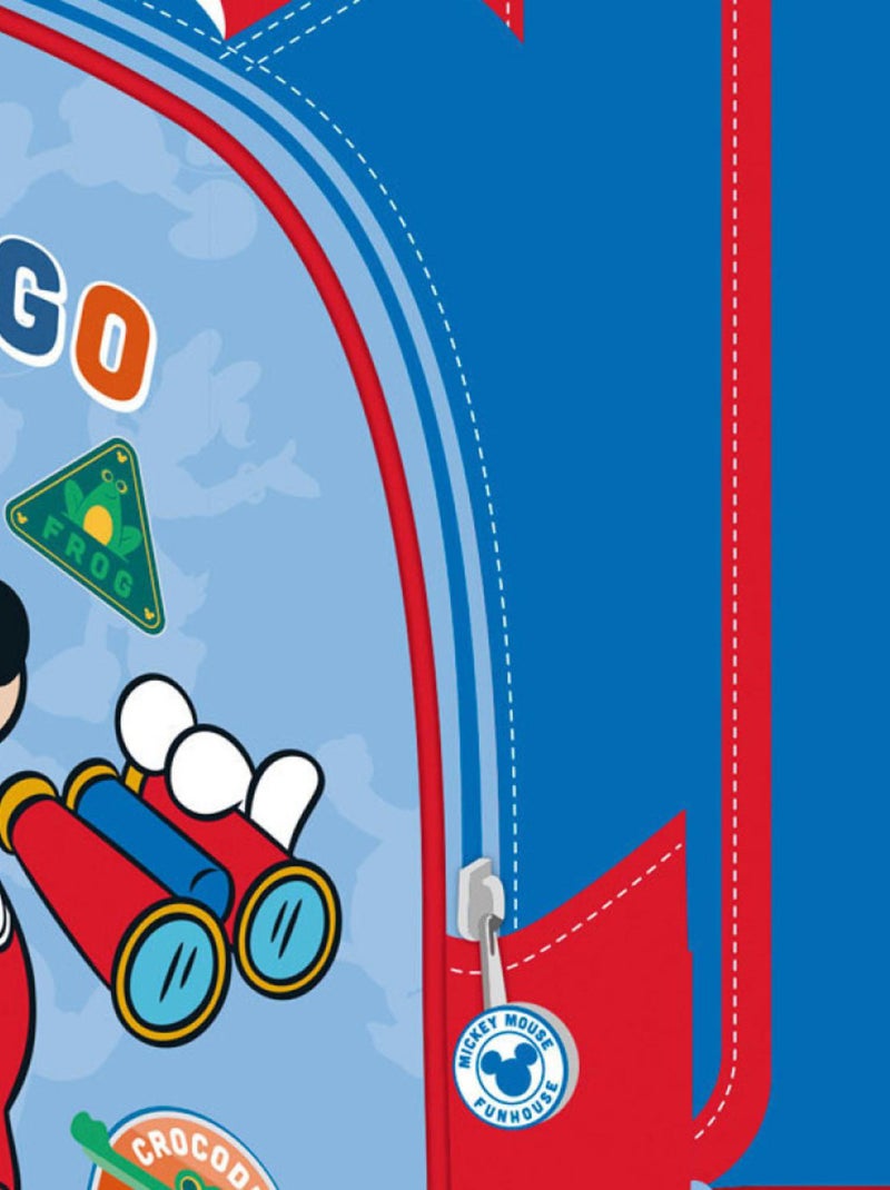 Sac à dos - Disney Mickey -Let's Go - 28x23x9,5 cm Multicolore - Kiabi