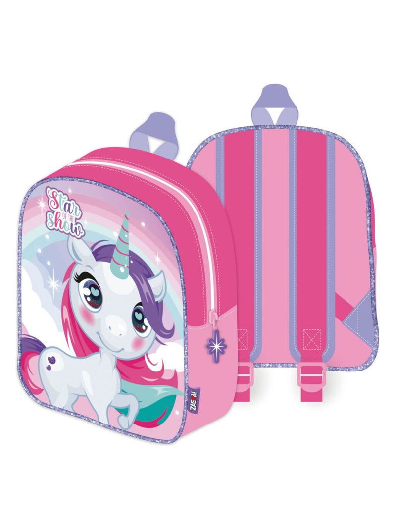 Sac à dos - Licorne - 24x20x10 cm Rose - Kiabi