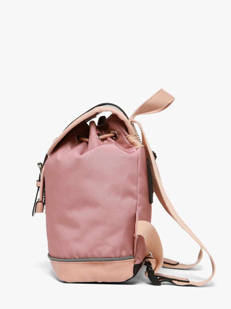 Sac À Dos 1 Compartiment Cameleon Gris Rose - Kiabi