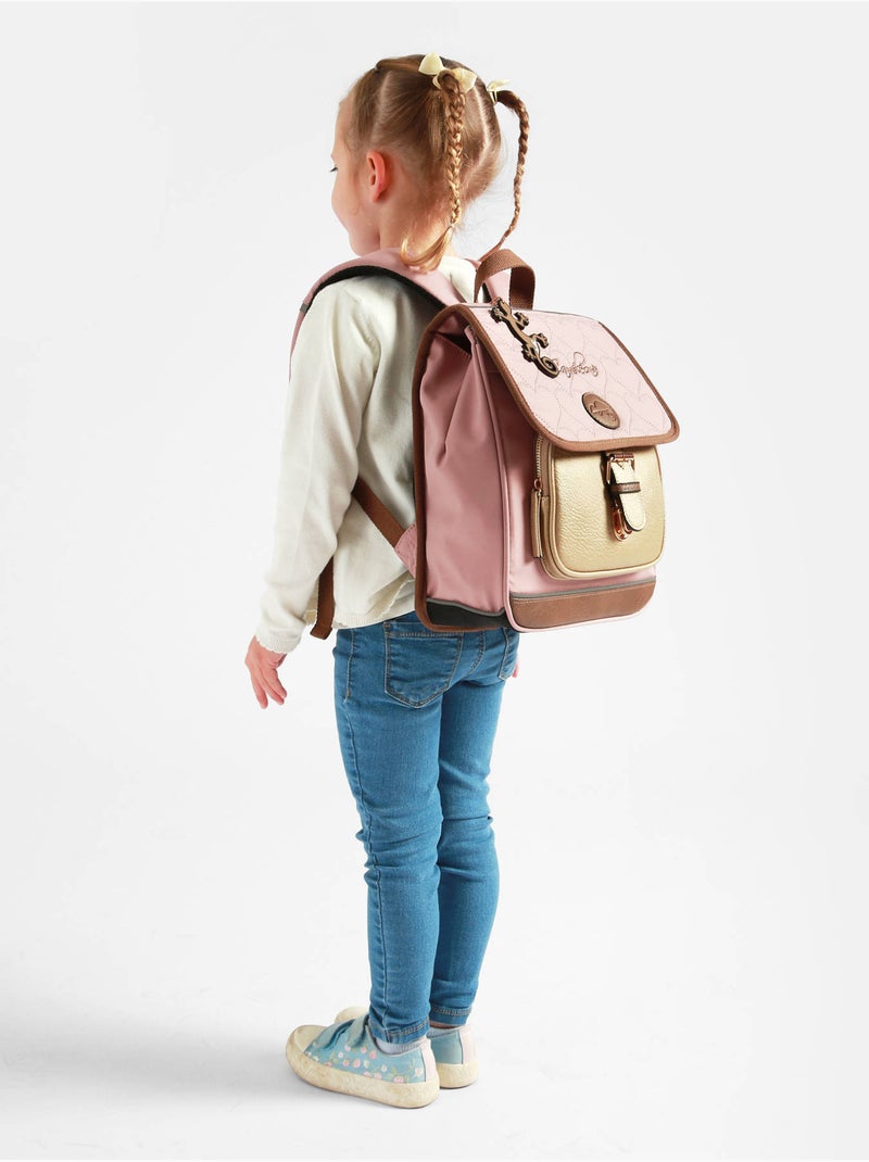 Sac À Dos 1 Compartiment Cameleon Rose/Jaune - Kiabi